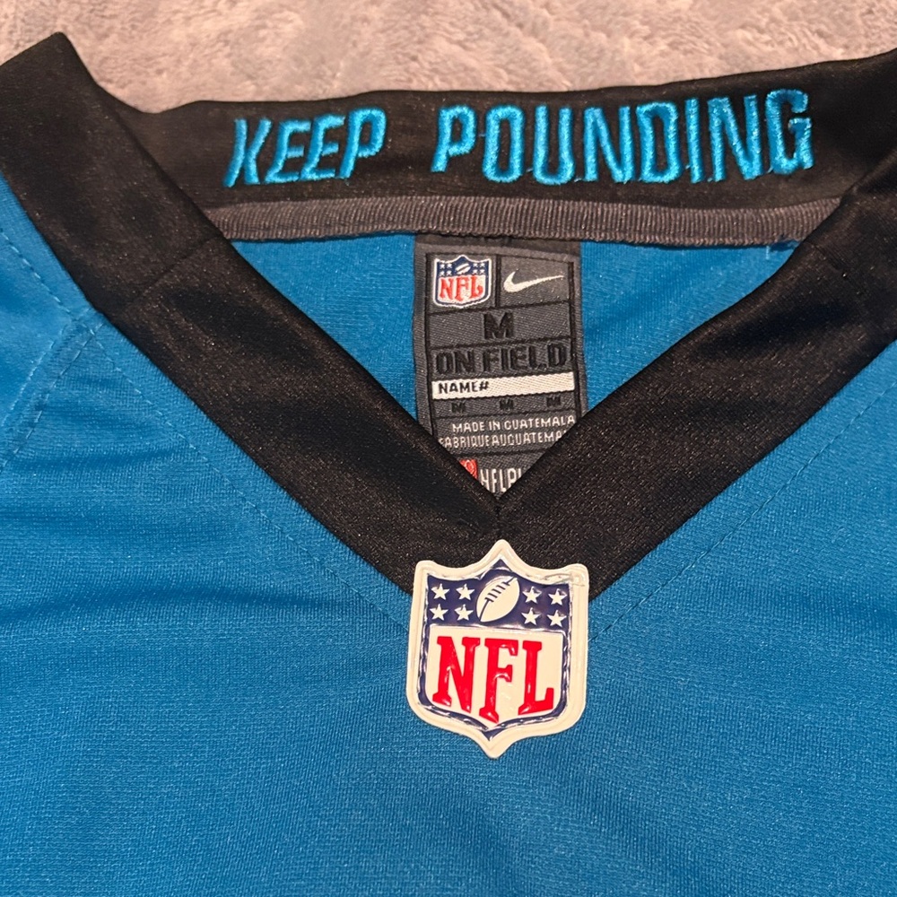 Carolina Panthers Women's NFL Cam Newton #1 Nike On Field  Jersey; Sz: M; EUC - Picture 7 of 11